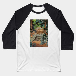 The Gate Yomei at Nikko Shrine by Tsuchiya Koitsu Baseball T-Shirt